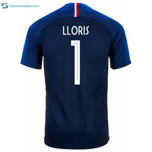 Camiseta Francia 1ª Lloris 2018 Azul